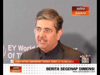 Uday Kotak usahawan terbaik Ernst & Young 2014