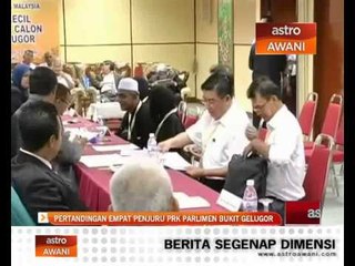 Pertandingan empat penjuru PRK Parlimen Bukit Gelugor