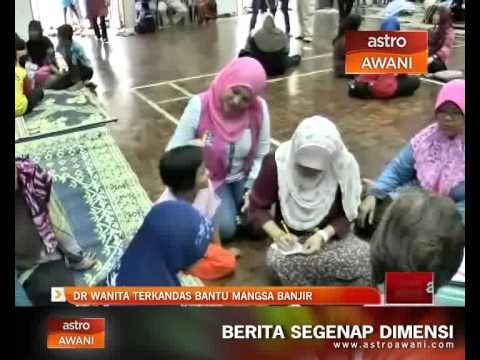 Dr wanita terkandas bantu mangsa banjir