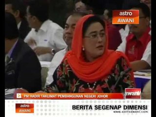PM hadiri taklimat pembangunan negeri Johor