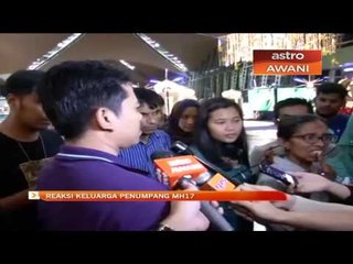 Reaksi keluarga penumpang MH17