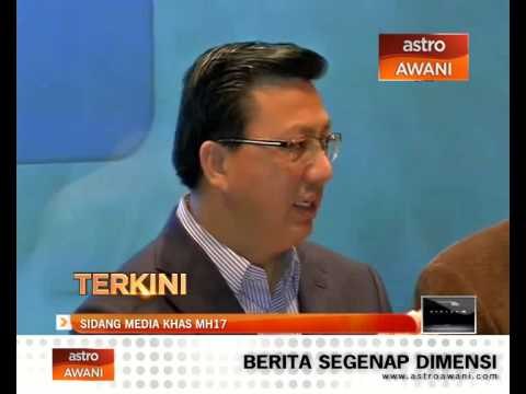 Q&A Sidang Media Khas MH17 (5pm, 19/7/2014)