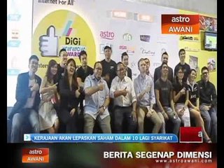 Kerajaan akan lepaskan saham dalam 10 lagi syarikat