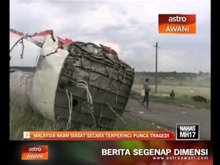 Malaysia akan siasat secara terperinci punca tragedi
