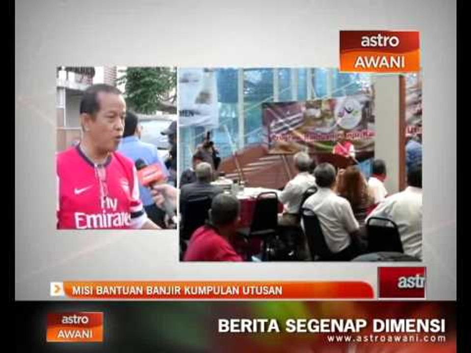 Misi bantuan banjir Kumpulan Utusan