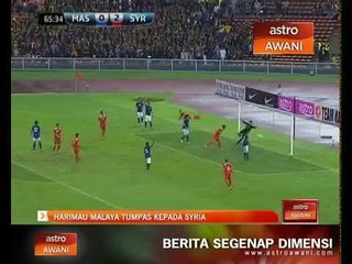 Скачать видео: Harimau Malaya tumpas kepada Syria