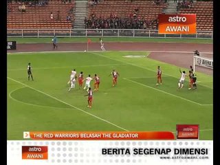The Red Warriors belasah 'The Gladiator'