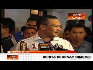 Sidang media oleh Datuk Seri Hishamuddin Hussein (8.00pm, 9 Mac)