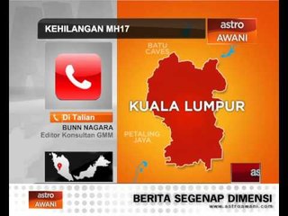 Lokasi sebenar kawasan kemalangan pesawat MH17