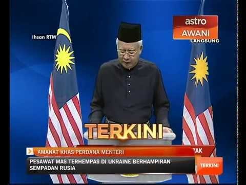 Nahas MH17: Amanat Khas Perdana Menteri