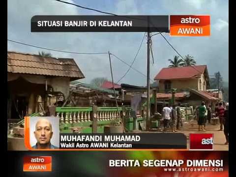 Situasi banjir di Kelantan (7 Jan, 08:00 malam)