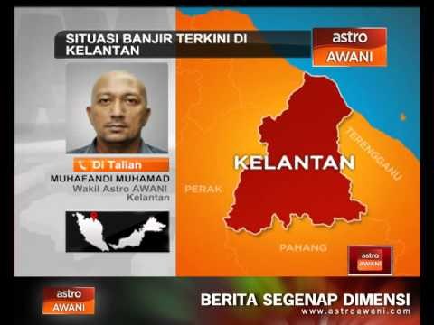 Situasi banjir Kelantan (8 Jan, Khamis, 08:00 malam)