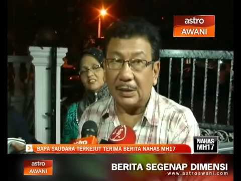 Bapa saudara terkejut terima berita nahas MH17