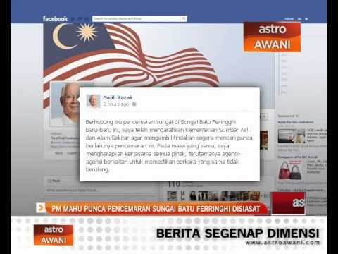 PM : Siasat punca pencemaran Sungai Batu Ferringhi