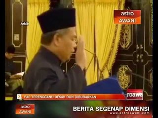 Pas Terengganu desak DUN dibubarkan