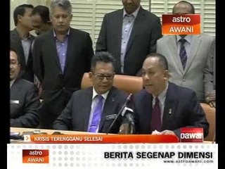 Krisis Terengganu selesai