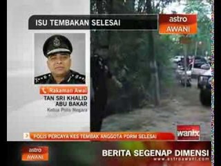 Download Video: Polis percaya kes tembak anggota PDRM selesai