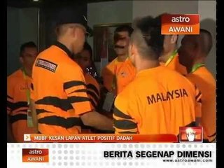 MBBF kesan lapan atlit positif dadah