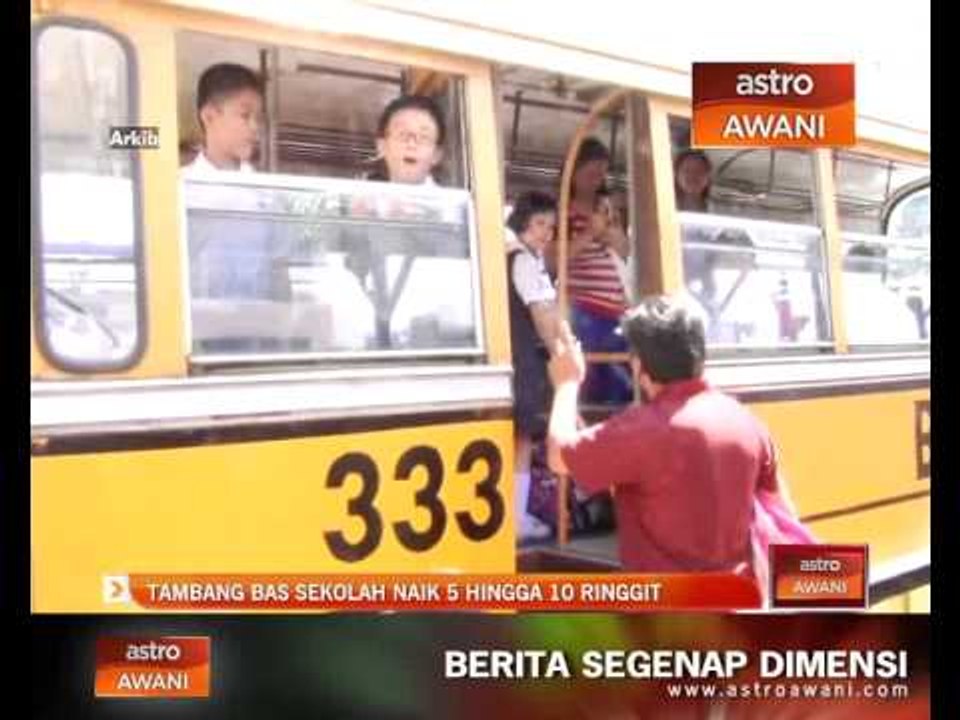 Tambang bas naik 5 hingga 10 ringgit