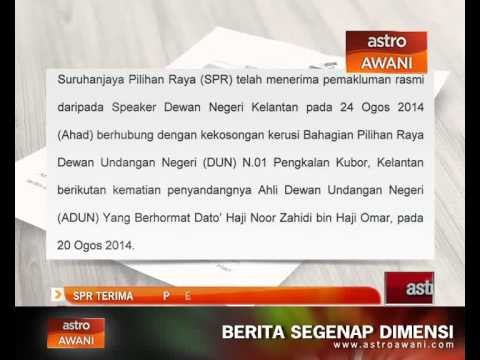 SPR terima pemakluman kekosongan kerusi DUN Pengkalan Kubor