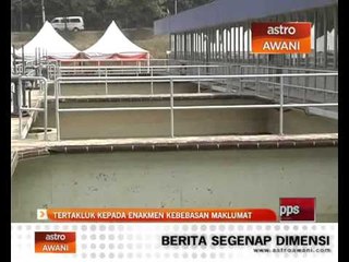 Pendedahan perjanjian air tertakluk kepada enakmen kebebasan maklumat