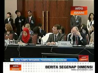 APEC tumpu integrasi, pembangunan ekonomi