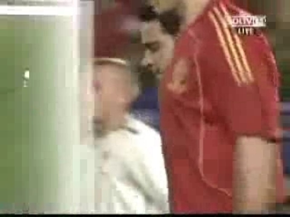 Spain vs Northern Ireland 1- 0 Euro 2008 Qualifier