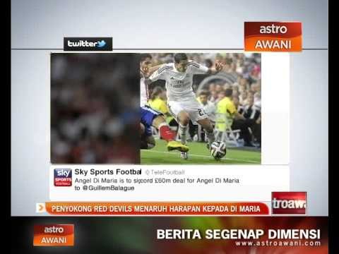 Penyokong Red Devils menaruh harapan kepada Di Maria