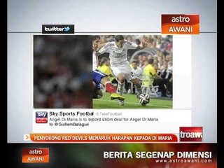 Penyokong Red Devils menaruh harapan kepada Di Maria