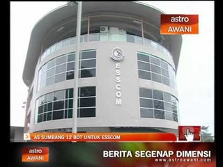 AS sumbang 12 bot untuk ESSCOM