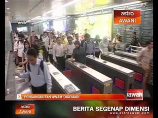 Pengangkutan awam kini digemari