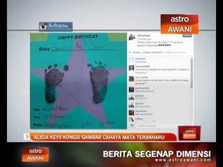 Alicia Keys kongsi gambar cahaya mata baru