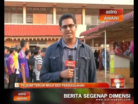 Pelajar teruja mula sesi persekolahan