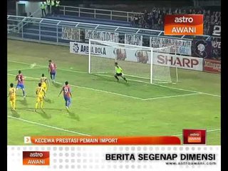 Jurulatih JDT 2 kecewa prestasi pemain import