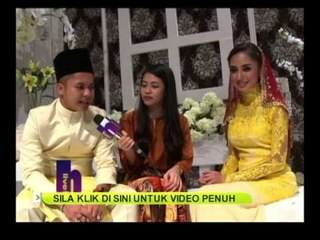 Majlis tunang Hafiz Suip ikut adat keluarga