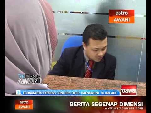 Economists express concern over amendment to IRB Act