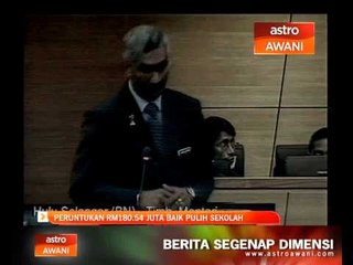 Peruntukan RM180.54 juta baik pulih sekolah