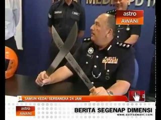 Samun kedai serbaneka 24 jam