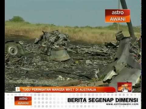 Tugu peringatan mangsa MH17 di Australia