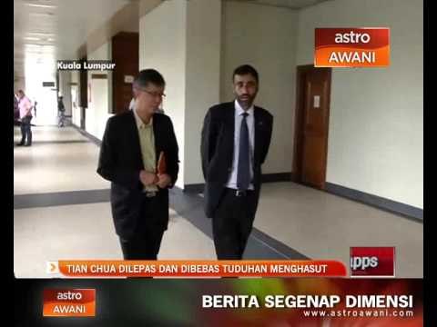 Tian Chua dilepas dan dibebas dari tuduhan menghasut