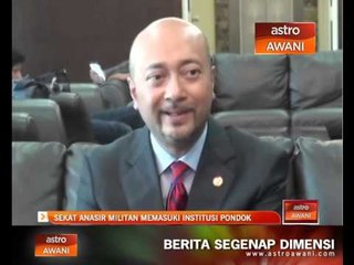 Sekat anasir militan memasuki institusi pondok