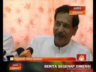 Palanivel terus membisu