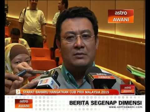 Syarat baharu hangatkan Cup Prix Malaysia 2015