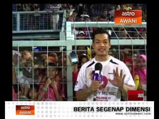 Bersukan sambil bertemu peminat