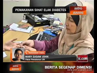 Pemakanan sihat elak diabetes