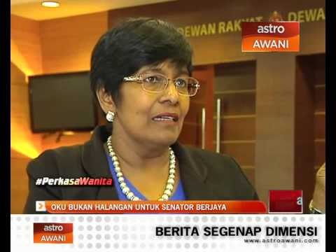 OKU bukan halangan untuk senator berjaya