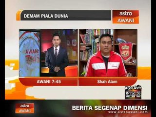 Peminat bola sepak tidak sabar tunggu aksi piala dunia
