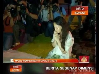 Majlis memperingati setahun MH370