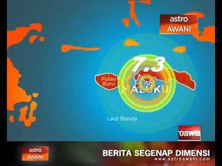 Gempa bumi landa Kepulauan Maruku Utara