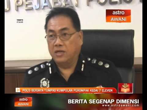 Polis berjaya tumpas kumpulan perompak kedai 7 Eleven